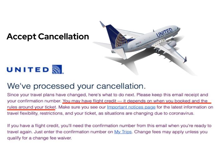 Cancel confirmation