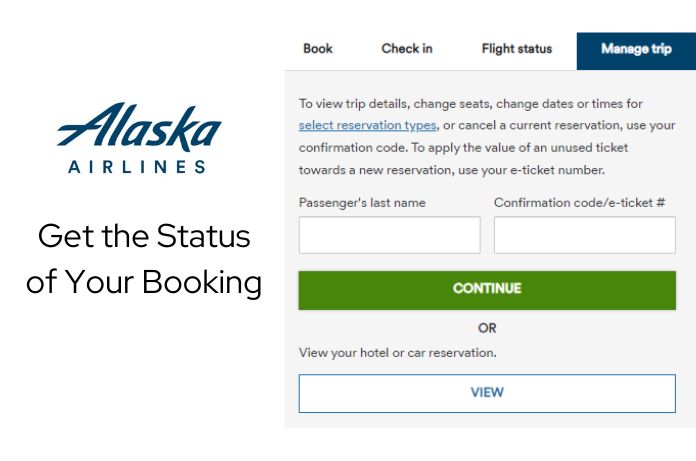 Cancel Alaska Flight, then click on Manage Trip